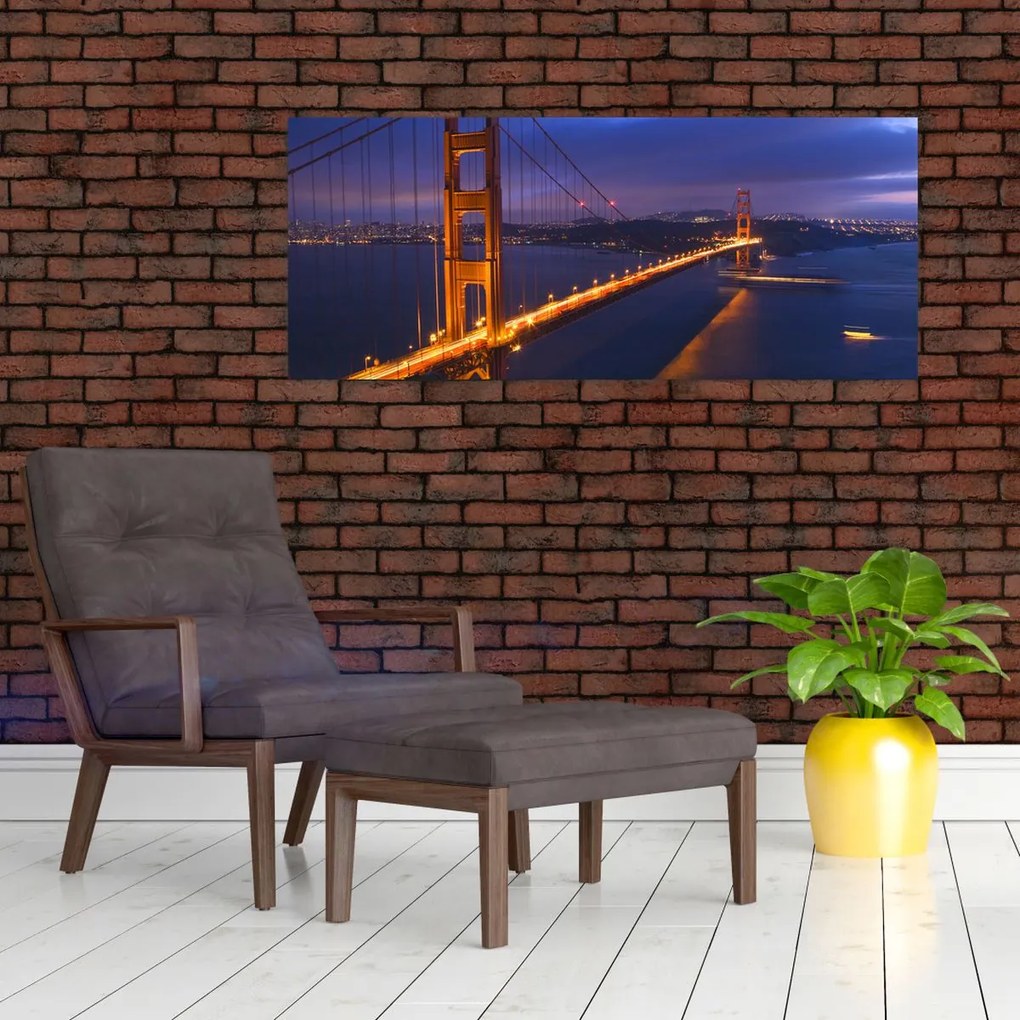 Kép - Golden Gate híd (120x50 cm)