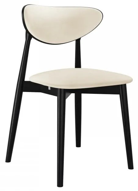 Étkezőszék KD 65 C (fekete + krém) . 1103478