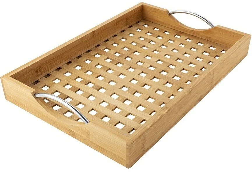 Florina Bambou fa tálca 43 × 29 × 5 cm