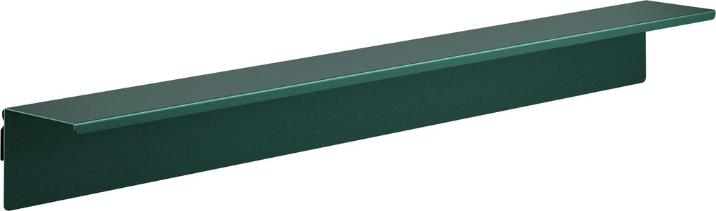 Függeszthető fém polc, üvegzöld, 1200 mm: JOANNE Modern