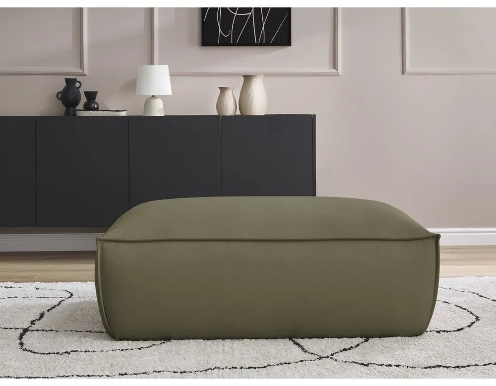 Zöld bőrutánzat lábtartó Boheme – Bobochic Paris