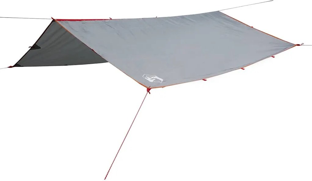 vidaXL szürke-narancssárga vízálló kempingponyva 500 x 294 cm