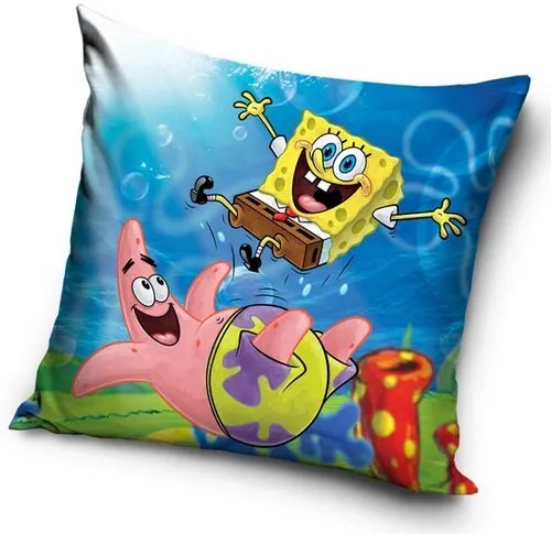 Spongya Bob és Patrick trambulinja párnahuzat, 40 x 40 cm