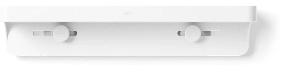 Fehér öntapadós újrahasznosított műanyag fürdőszobai polc Flex Adhesive – Umbra