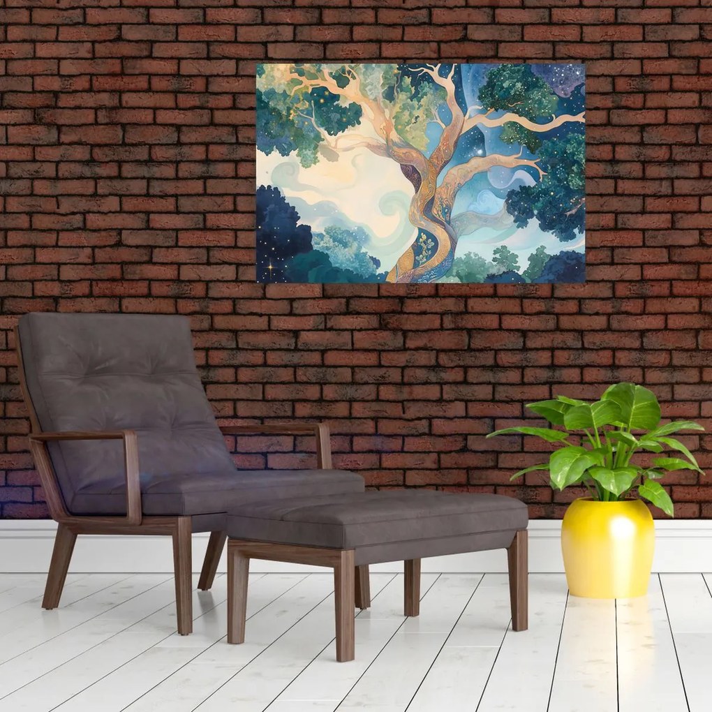 Kép – Kozmikus fa (90x60 cm)