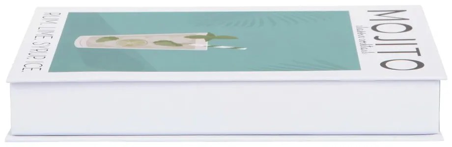 Fehér-zöld dekoratív papír tárolódoboz 18x4x25 cm Mojito – PT LIVING