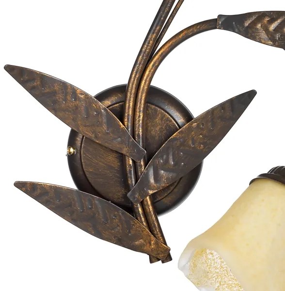 ONLI - Fali lámpa ALGA 2xE14/6W/230V bronz