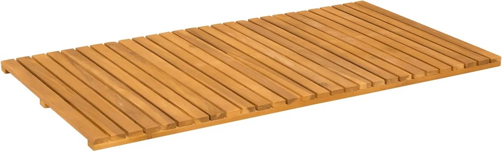vidaXL Fürdőszoba szőnyeg Egyszínű Barna 100 x 55 cm faszínű
