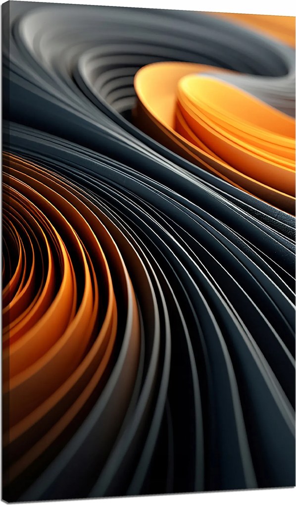 Vászonkép Absztrakt Örvény Spirálok 70x120