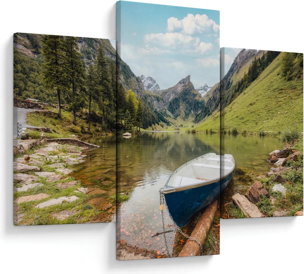 Kép - Seealpsee, svájci tó (90x60 cm)
