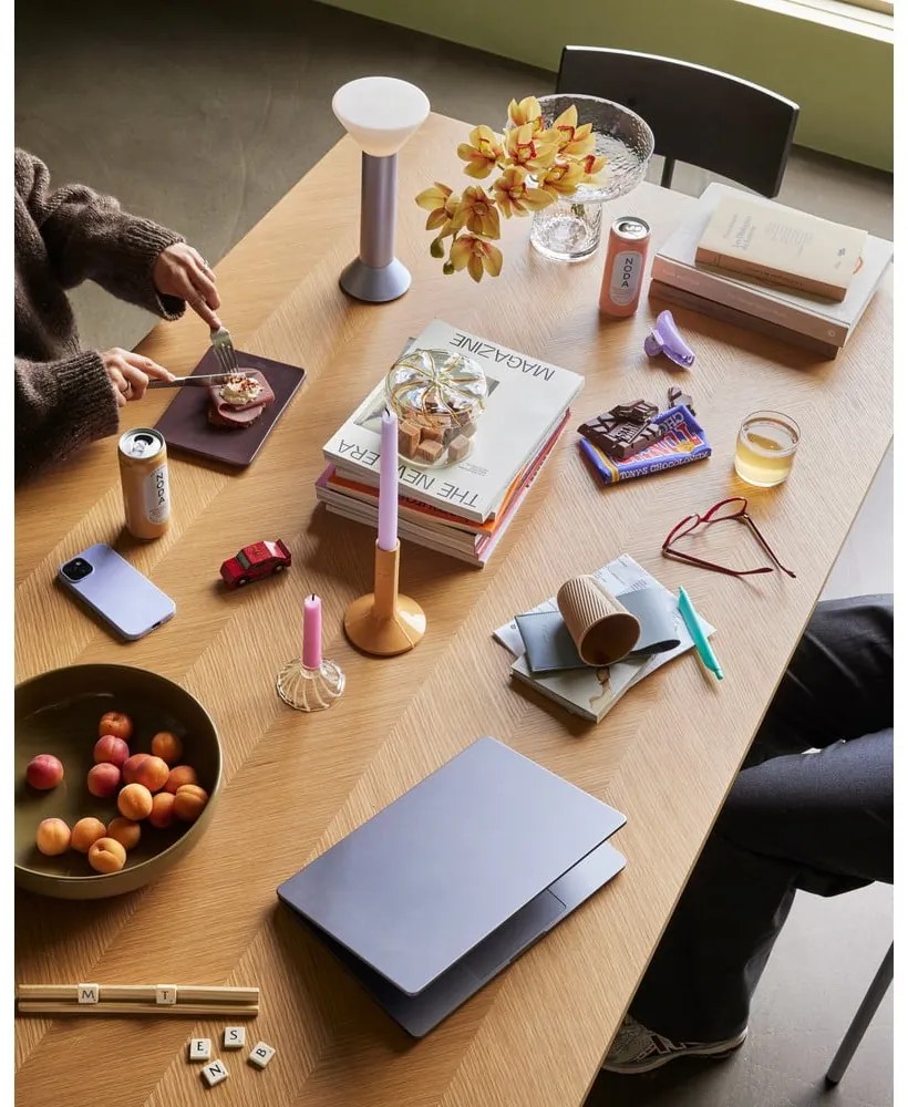 Lila dimmelhető asztali lámpa (magasság 30 cm) Flash – Hübsch