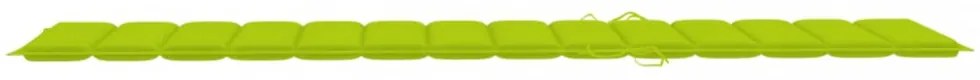 élénkzöld oxford szövet napozóágy párna 200 x 50 x 3 cm