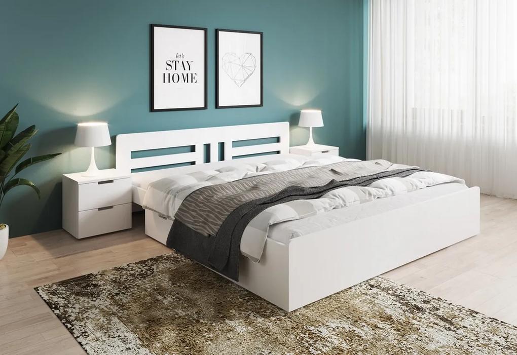 BRANCO 2 ágy + ágyrács AJÁNDÉK, 160x200, fehér