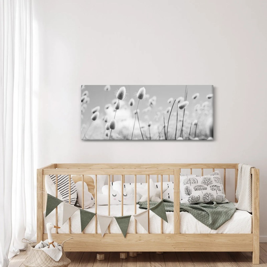Kép - Boho nyuszi farok fű (120x50 cm)