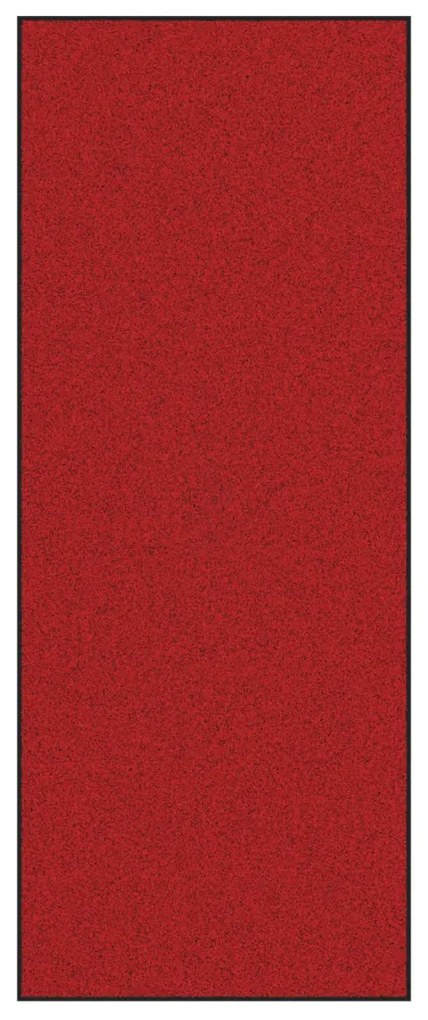 Ajtószőnyeg Piros és Fekete 120 x 300 cm Polipropilén és vinil