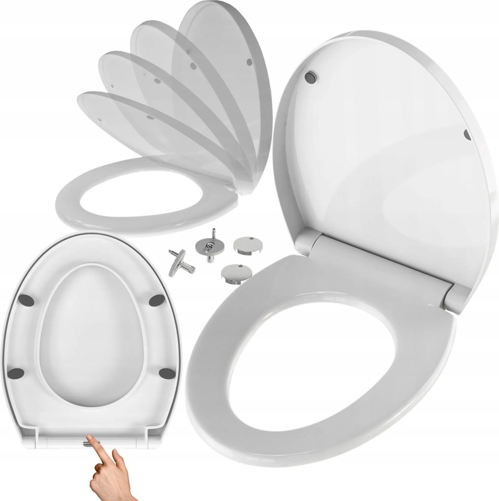 Polly Szabadon álló WC-ülőke Univerzális Roca Cersanit Kerékhez