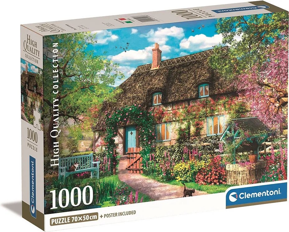 Régi házikó Magic Garden 1000 db-os puzzle Clementoni
