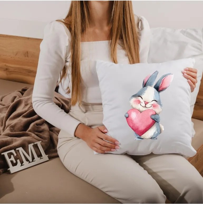 EMI Sweet Bunny díszpárna 40x40 cm