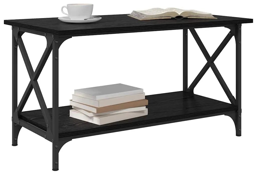Dohányzóasztal Musta tammi 80 x 45 x 45.5 cm Faanyag