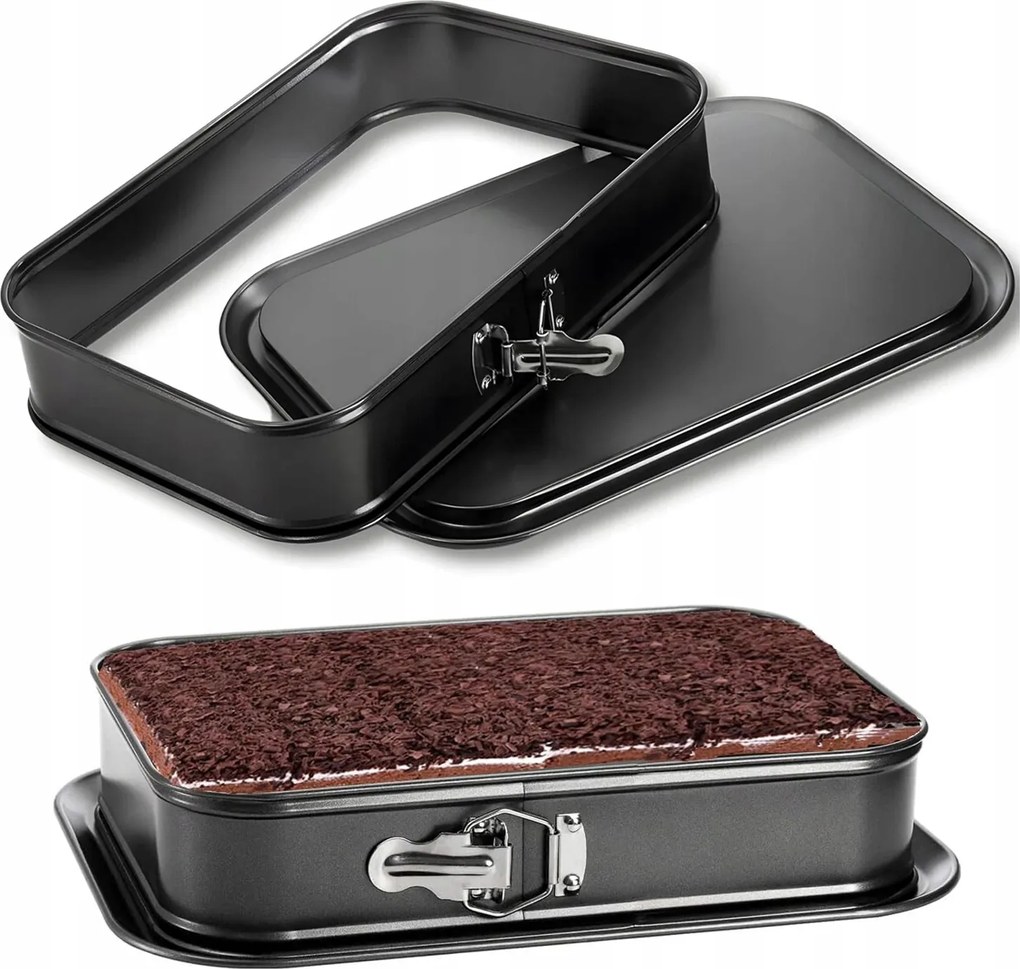 Sütőforma Tortaforma Téglalap Alakú Rozsdamentes Acél Non-stick