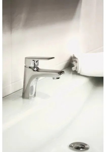 RAV Slezák CO127.0 - Mosdócsaptelep + leeresztő COLORADO 14,3 cm fényes króm