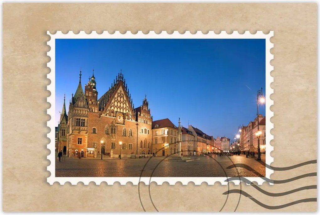 Poszterek 90x60 Wroclaw városháza