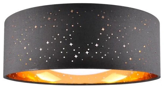 LED Mennyezeti lámpa TULUZA LED/18W/230V á. 32 cm fekete