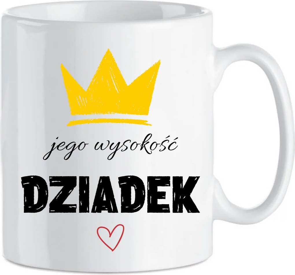 Kerámia bögre Ajándék Nagypapának Őfelsége Nagypapa