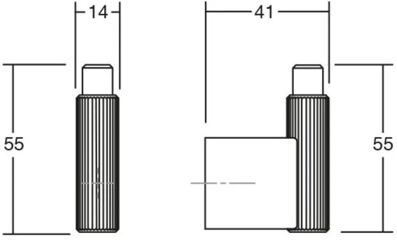 Fogas Viefe ARPA alumínium, sötét sárgaréz EI