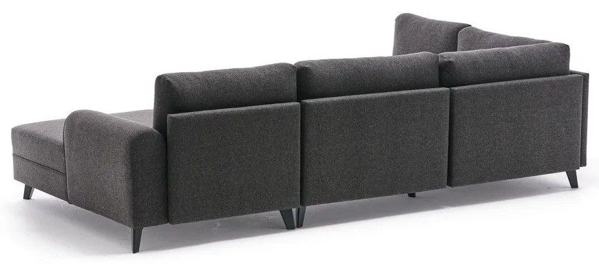 Antracitszürke sarokkanapé (U alakú) Belen – Balcab Home