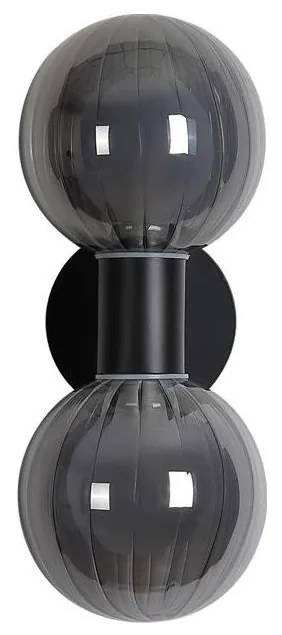 Searchlight 30507BK - Fali lámpa LUMINSPHERE 2xG9/7W/230V fekete