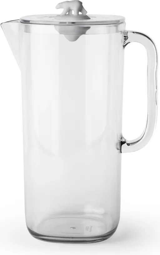 Teáskanna üveg 1,5L jegesmedve fehér strapabíró