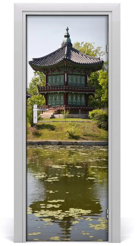Ajtóposzter öntapadós japán Park 95x205 cm