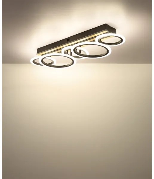 Globo 67360D4 - LED mennyezeti lámpa BLEVINS 34W/230V 3000/4200/600K 25x74,5 cm