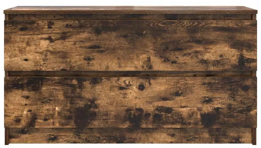 füstös tölgy színű szerelt fa TV-szekrény 100x35x54 cm