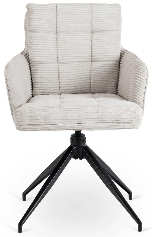 Forgó Étkező/Tárgyaló Fotel Szürke Színben. Akita