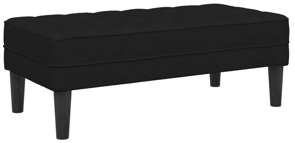Pad Black 113x57x39 cm Szövet