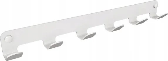 Akasztó 6 kampós Technic Fehér 329/B