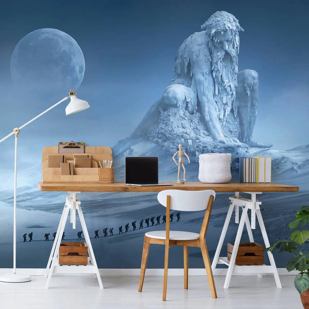Fotótapéta - A Titan a holdfényben harcol a sárkánnyal (152,5x104 cm)