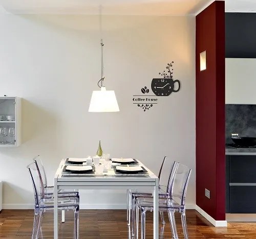 Dekoratív konyhai óra Coffee House