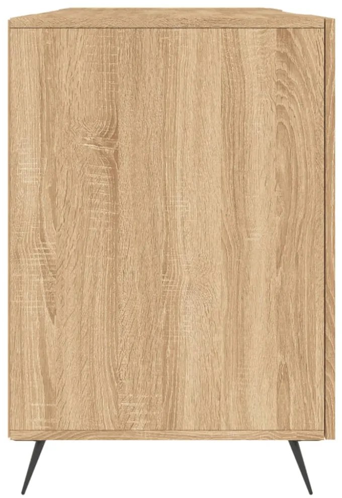 vidaXL sonoma tölgy színű szerelt fa íróasztal 140 x 50 x 75 cm