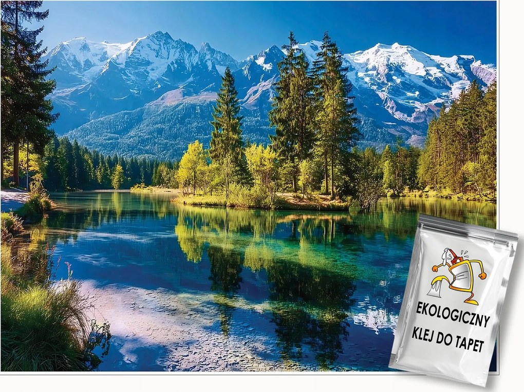 Fotótapéta Hegyek Tájkép Természet Tó Falra Hálószoba Nappali 400x280