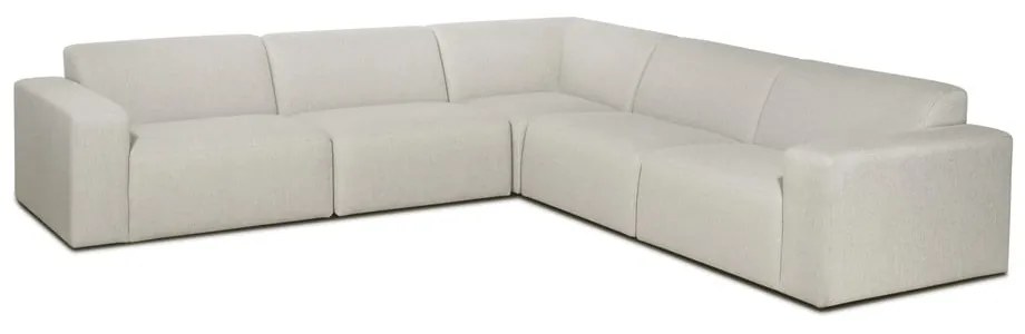 Bézs-krémszínű sarokkanapé (variálható) Roxy – Scandic