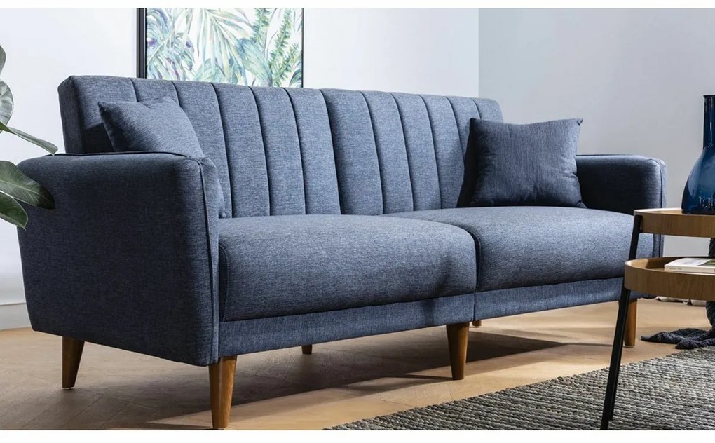 Aqua Dark Blue kinyitható kanapé