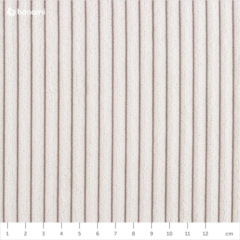 Bézs kordbársony heverő (jobb oldali) Chic Charlotte – Miuform