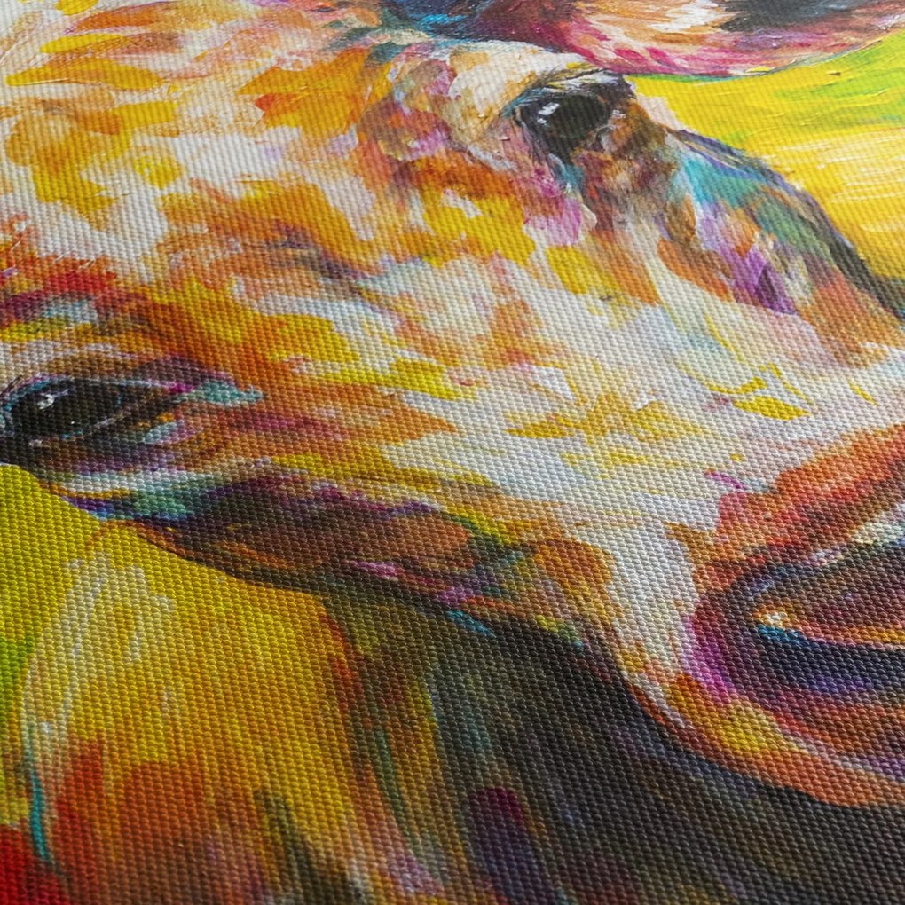 Kép - Festett tehén (70x50 cm)