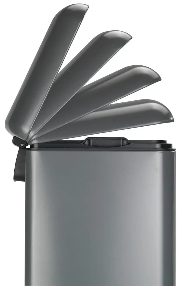 Pedálos rozsdamentes szemetes, 30 l - Wenko