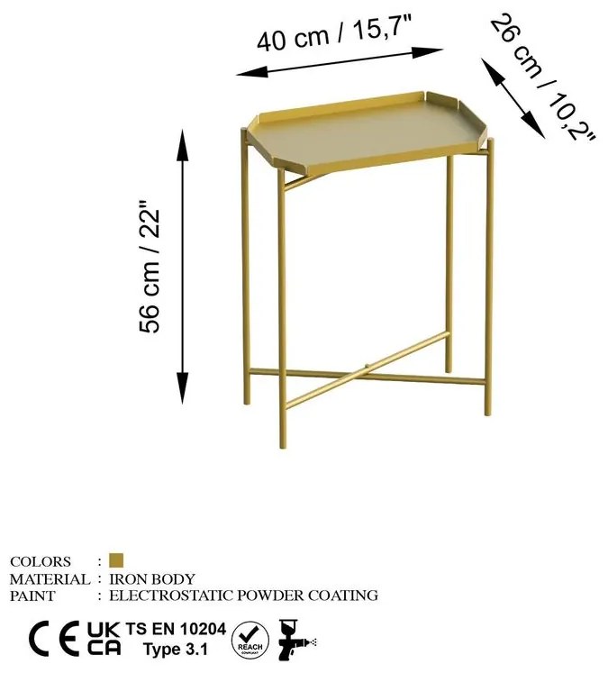 Dohányzóasztal Shb-009-A