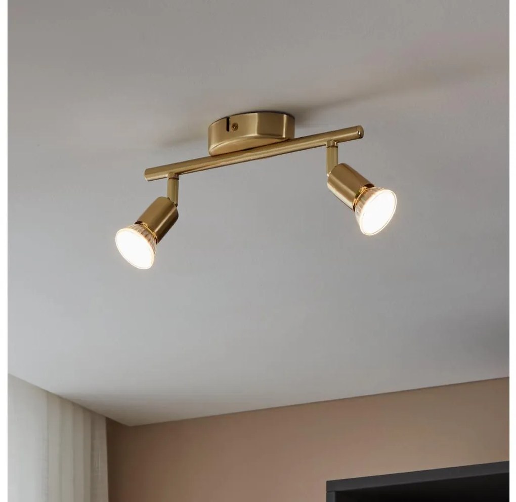 Eglo 33185 - LED Spotlámpa BUZZ-LED 2xGU10/2,8W/230V 3000K arany