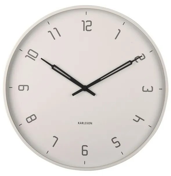 Karlsson 5950WG design falióra 40 cm, szürke